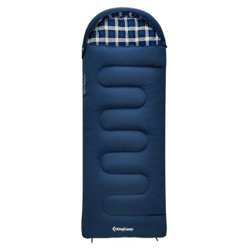 KingCamp Cloud 400 Ultra -15°C Geniş Uyku Tulumu Navy Sol F.
