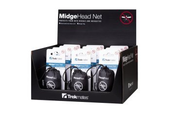 Midge Head Net CDU Black Sivri Sinek Böcek ve Haşere Korucuyu File