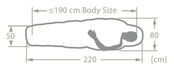 Vaude Sioux 400 II SYN -5 Sentetik Uyku Tulumu 45758