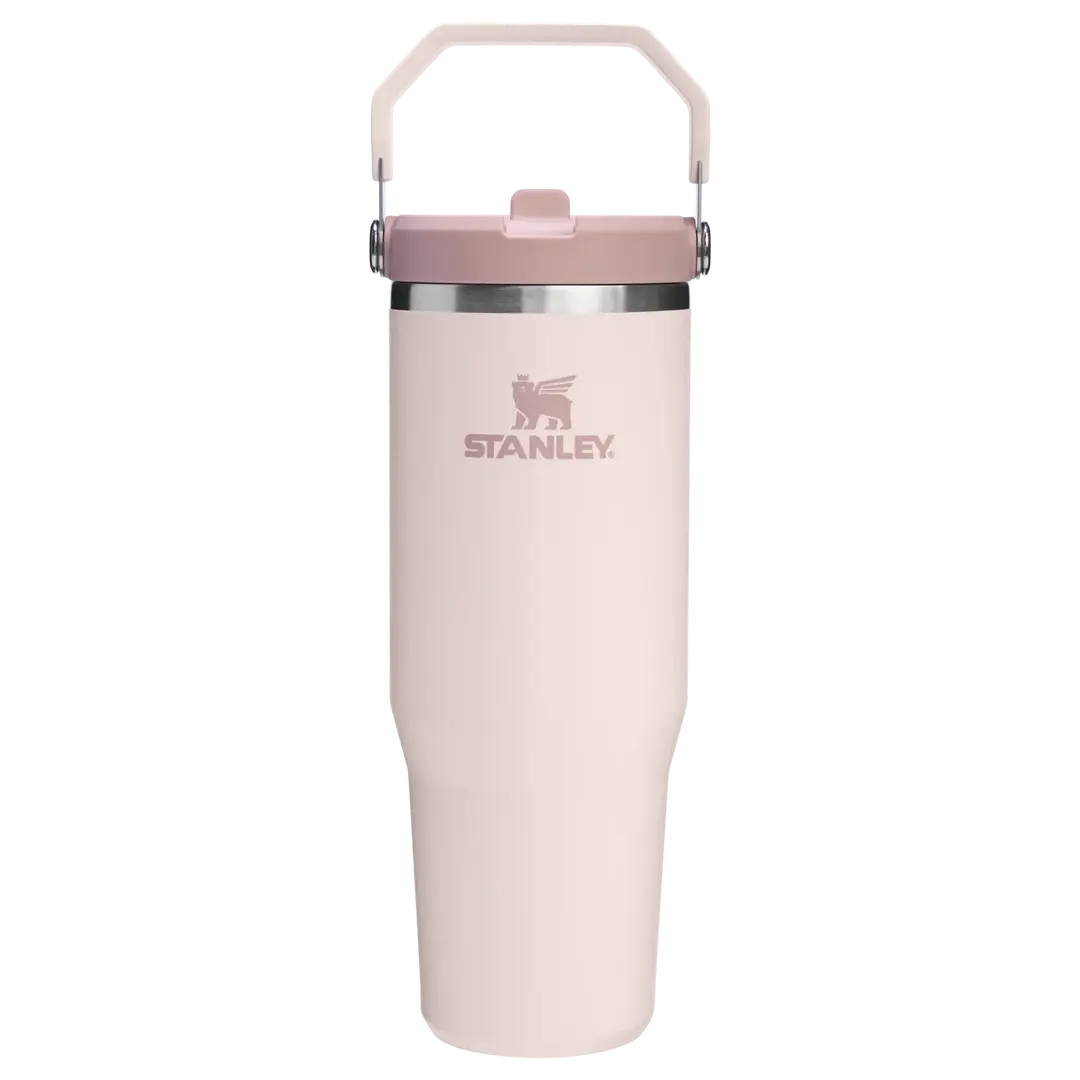 Stanley The IceFlow Flip Straw Pipetli Termos Bardak 0,89 LT Toz Pembe