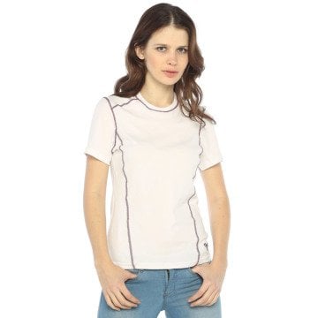 Bayan Beyaz Termal İçlik T-Shirt