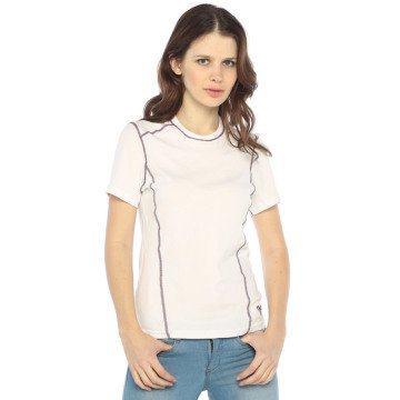 Bayan Beyaz Termal İçlik T-Shirt