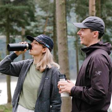 Stanley Klasik Trigger-Action Çelik Termos Seyahat Bardağı 0.47 Lt - Siyah