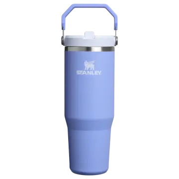 Stanley The IceFlow Flip Straw Pipetli Termos Bardak 0,89 LT Eflatun