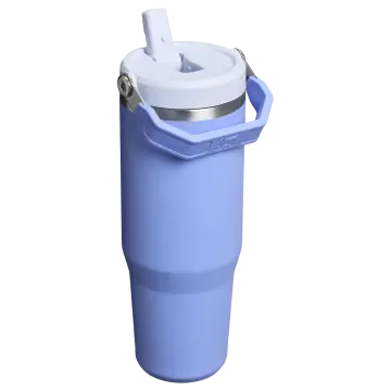 Stanley The IceFlow Flip Straw Pipetli Termos Bardak 0,89 LT Eflatun