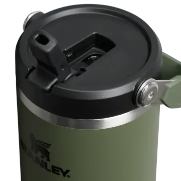 Stanley The IceFlow Flip Straw Pipetli Termos Bardak 0,89 LT Haki