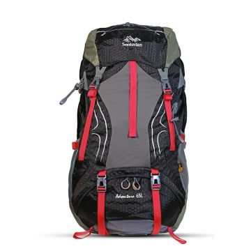 Senterlan Cave 65 Litre Airspace Sırt Çantası 2188-1 Black Siyah (Su Geçirmez Kılıf Dahil)