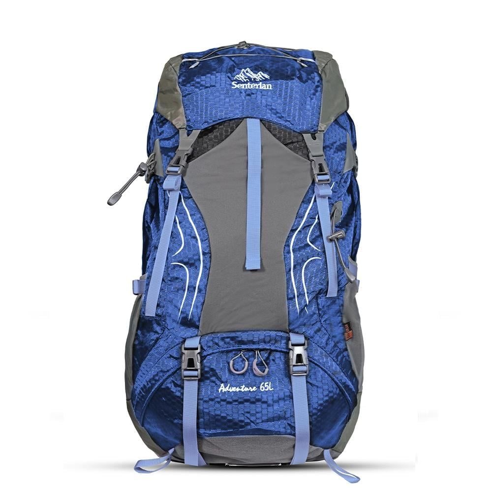 Senterlan Cave 65 Litre Airspace Sırt Çantası 2188-1 Blue Mavi (Su Geçirmez Kılıf Dahil)