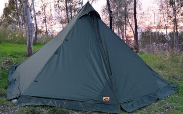 Bushlove Mega XL Hot Tent Teepee Soba Çıkışlı Çadır V2 Haki
