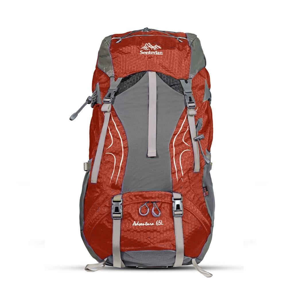 Senterlan Cave 65 Litre Airspace Sırt Çantası 2188-1 Orange Turuncu (Su Geçirmez Kılıf Dahil)
