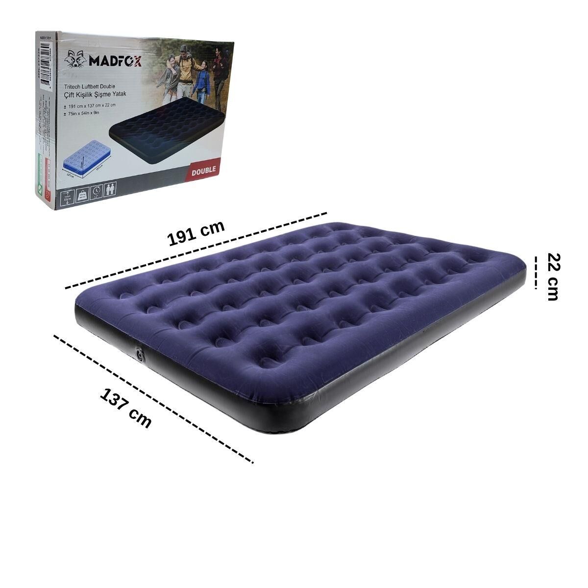 Madfox Tritech Luftbett Double Çift Kişilik Şişme Yatak