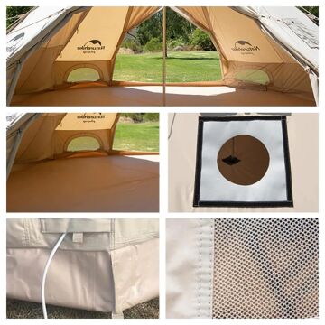 Naturehike Brighten 20 Lüks Piramit Pamuk Glamping Çadırı