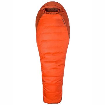 Marmot Trestles 0 Uzun -37,6° C Uyku Tulumu Sol - Turuncu