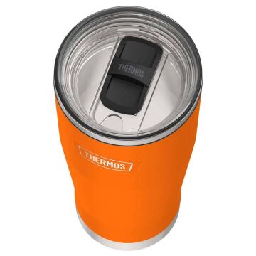Thermos Icon IS115 0,53L Slide Lock Mug Orange w/Straw 023014