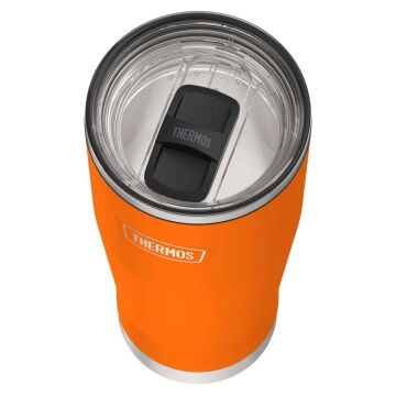 Thermos Icon IS115 0,53L Slide Lock Mug Orange w/Straw 023014