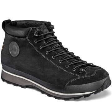 Lomer Italy Bio Naturale Mid MTX Waterproof Vibram Full Çarşak Deri Erkek Bot Siyah OffBlack