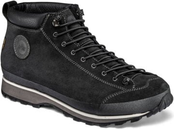 Lomer Italy Bio Naturale Mid MTX Waterproof Vibram Full Çarşak Deri Erkek Bot Siyah OffBlack