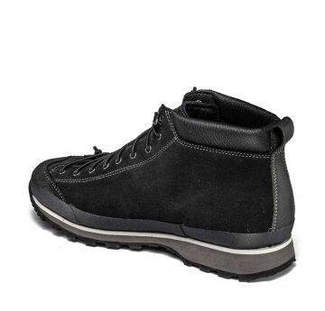 Lomer Italy Bio Naturale Mid MTX Waterproof Vibram Full Çarşak Deri Erkek Bot Siyah OffBlack