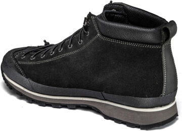 Lomer Italy Bio Naturale Mid MTX Waterproof Vibram Full Çarşak Deri Erkek Bot Siyah OffBlack