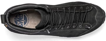 Lomer Italy Bio Naturale Mid MTX Waterproof Vibram Full Çarşak Deri Erkek Bot Siyah OffBlack