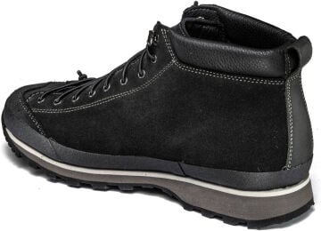 Lomer Italy Bio Naturale Mid MTX Waterproof Vibram Full Çarşak Deri Erkek Bot Siyah OffBlack