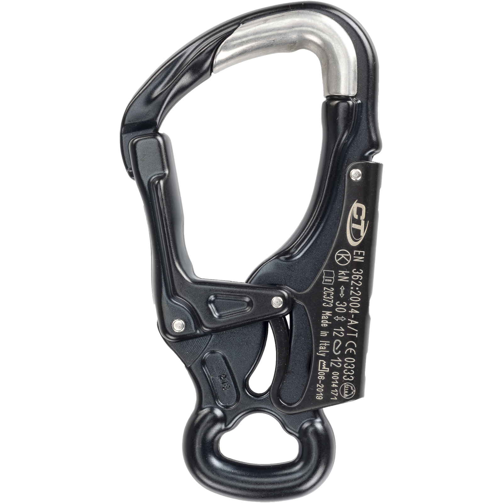 Skylotec K-Advance Shell H-317 Siyah Palm Squeeze Alüminyum Karabina EN 362 EN 12275 UIAA 121 SKYLOTEC