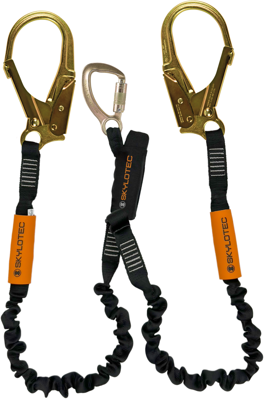 Skylotec Skysafe Pro Y Tipi Ultra Kompakt Şok Emicili Çift Kollu Lanyard Fs90 St ANSI 180 cm EN 355