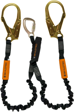 Skylotec Skysafe Pro Y Tipi Ultra Kompakt Şok Emicili Çift Kollu Lanyard Fs90 St ANSI 180 cm EN 355