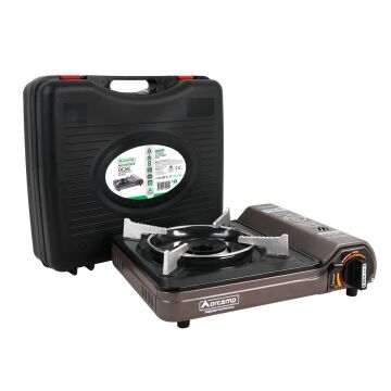 Orcamp Tekli Portatif Kamp Ocak Gaz Stop Emniyetli Kahve Gri CK-505-BR