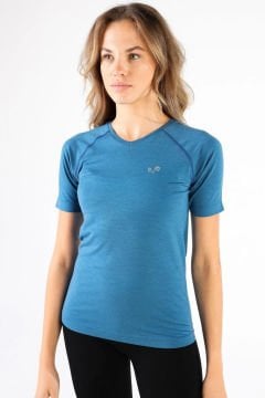 Woolona Elma Seamless Tshirt Mavi