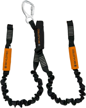 Skylotec Skysafe Pro Y Tipi Konnektörsüz Şok Emicili Çift Kollu Lanyard 180 cm EN 355
