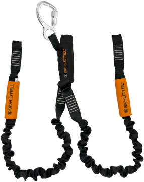 Skylotec Skysafe Pro Y Tipi Konnektörsüz Şok Emicili Çift Kollu Lanyard 180 cm EN 355