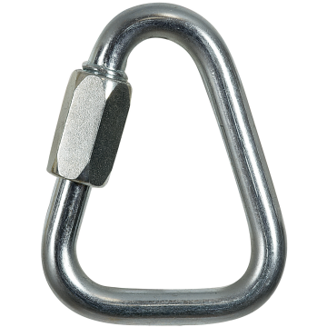 Skylotec Q-Link D 10 H-323-10 Gümüş Vidalı Çelik Delta Karabina EN 362 EN 12275 UIAA 121