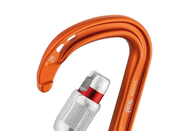 PETZL ROCHA Alüminyum Karabina GRI