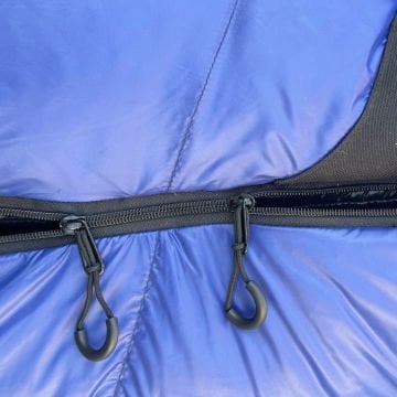 Bushlove Snag New -44C 800 Fill Kaz Tüyü Ultralight Uyku Tulumu Mavi Turuncu