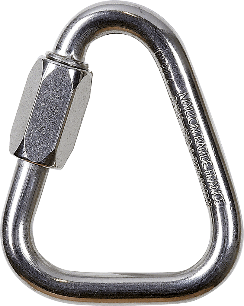 Skylotec Q-Link D S-Steel 07 H-324-07 Gümüş Vidalı Paslanmaz Çelik Delta Karabina EN 362 EN 12275 UIAA 121