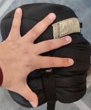 Bushlove Snag New -44C 800 Fill Kaz Tüyü Ultralight Uyku Tulumu Mavi Turuncu