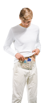 DEUTER Security Money Belt I Rfıd sand