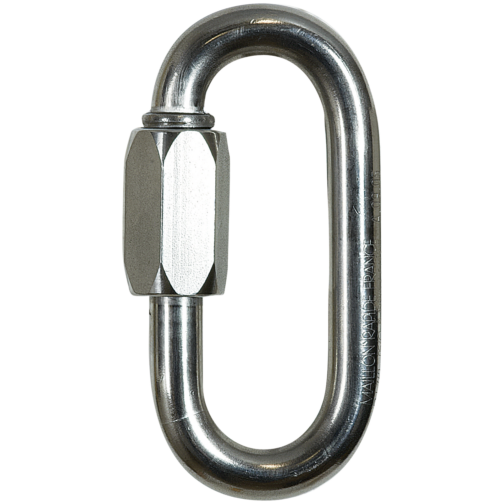Skylotec Q-Link S-Steel 08 H-321-08 Gümüş Vidalı Paslanmaz Çelik Oval Karabina EN 362 EN 12275 UIAA 121
