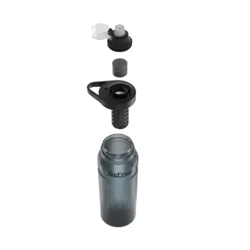Katadyn BeFree AC Bottle 0.7L Smoke Hollow Fiber ve Aktif Karbon Filtreli 0,7 L Hafif Su Arıtma Şişesi