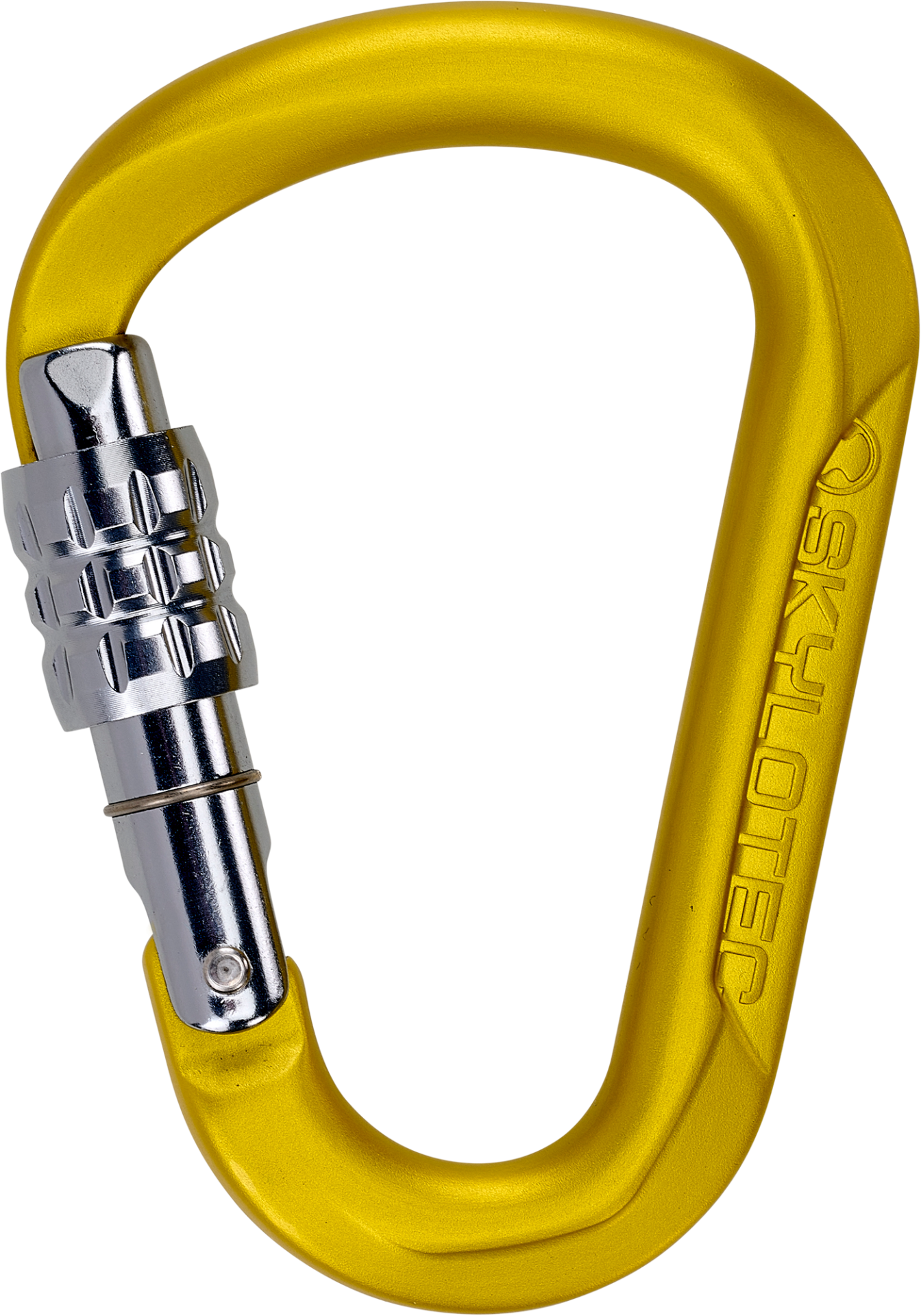 Skylotec Tondo SG H-6034-121-SG Sarı Screwgate Alüminyum HMS Karabina EN 362 EN 12275 UIAA 121