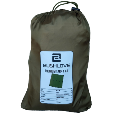 Bushlove Bushcraft Premium 4 Mevsim Tarp Tente 4m*3m