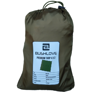 Bushlove Bushcraft Premium 4 Mevsim Tarp Tente 4m*3m