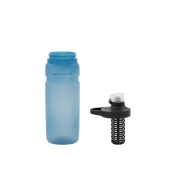 Katadyn BeFree AC Bottle 0.7L Blue Hollow Fiber ve Aktif Karbon Filtreli 0,7 L Hafif Su Arıtma Şişesi