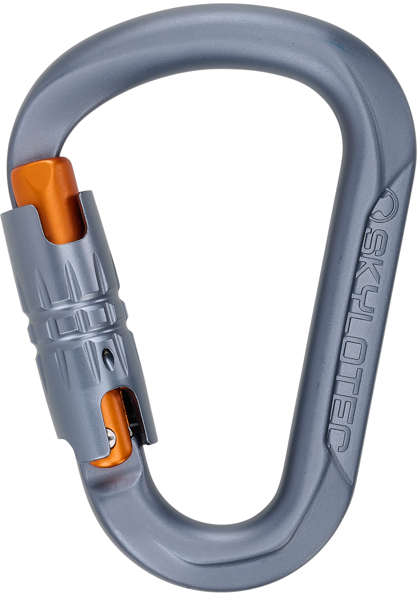 Skylotec Tondo WG H-6034-820-TW Antrasit Turuncu Twistlock Alüminyum HMS Karabina EN 362 EN 12275 UIAA 121