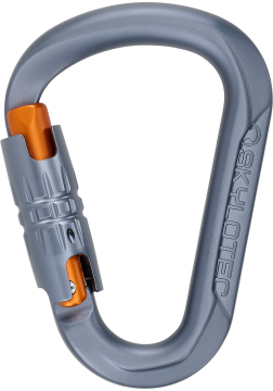 Skylotec Tondo WG H-6034-820-TW Antrasit Turuncu Twistlock Alüminyum HMS Karabina EN 362 EN 12275 UIAA 121