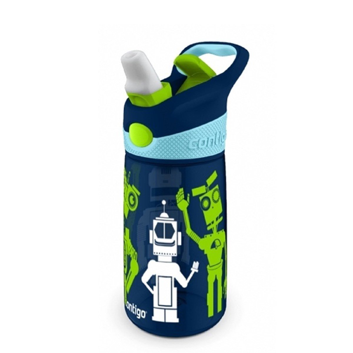 Contigo Striker Tek El Bas İç Emzikli Çocuk Su Matarası 420ml