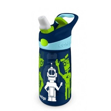 Contigo Striker Tek El Bas İç Emzikli Çocuk Su Matarası 420ml