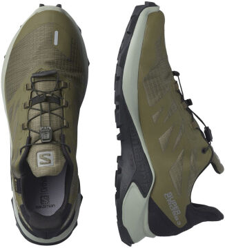 Salomon Supercross 3 Gore-Tex Erkek Outdoor Ayakkabı L41453900 Olive