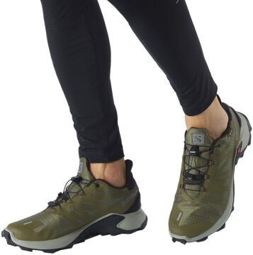 Salomon Supercross 3 Gore-Tex Erkek Outdoor Ayakkabı L41453900 Olive